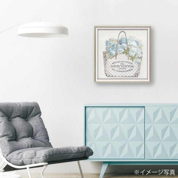 オマージュ キャンバスアート 「アクア ブーケット」☆税込み＋全国