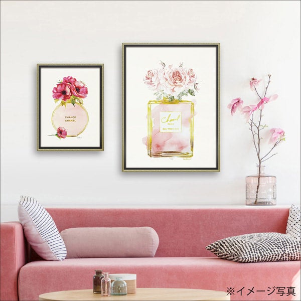 ユーパワー オマージュ キャンバスアート 「ゴールド パフューム